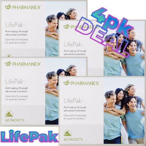 [4pk] Nu Skin NuSkin Pharmanex LifePak Anti-Aging Formula [4pk Deal] Exp 03/2026