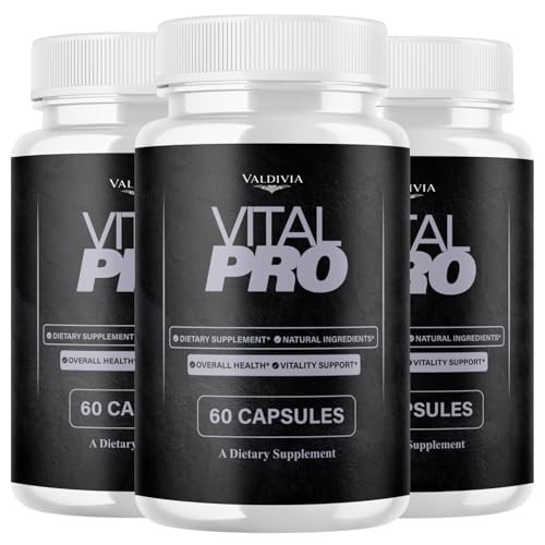 VitalPro Men Daily Wellness Supplement Capsules Energy Strength 3 Pack 180Ct