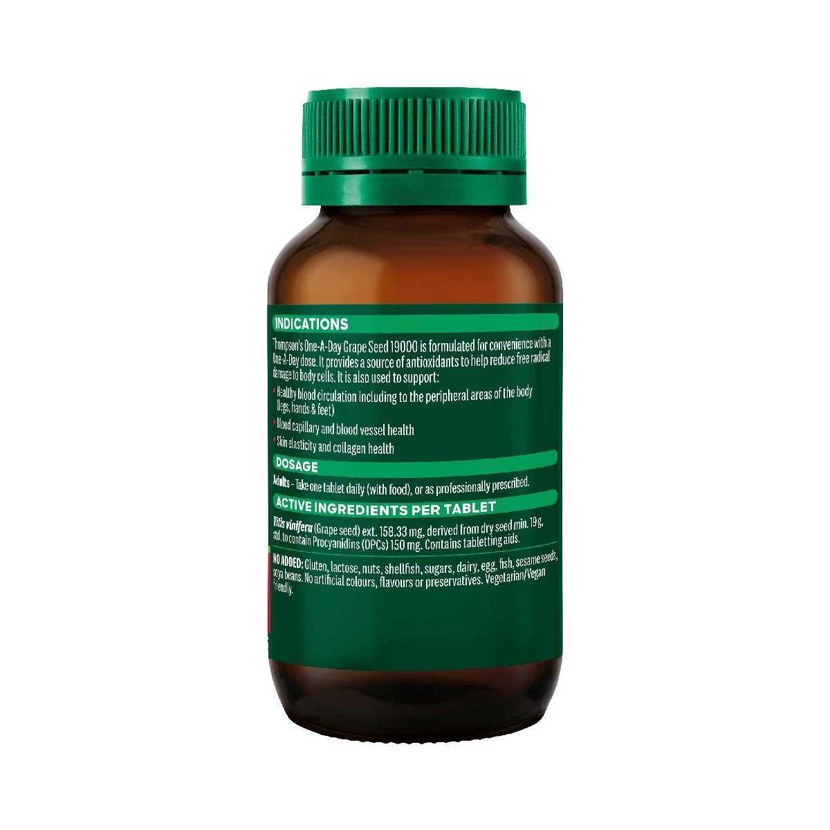 THOMPSON’S Grape Seed 19,000 One-A-Day 120 Tablets