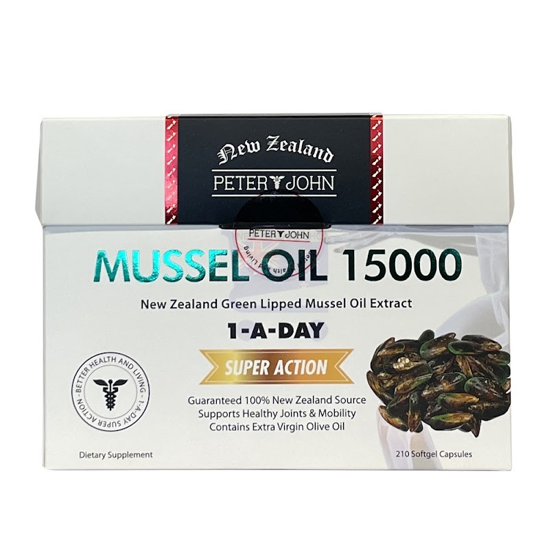 PETER&JOHN Mussel Oil 15000 (210 Softgels) – 5 Pack