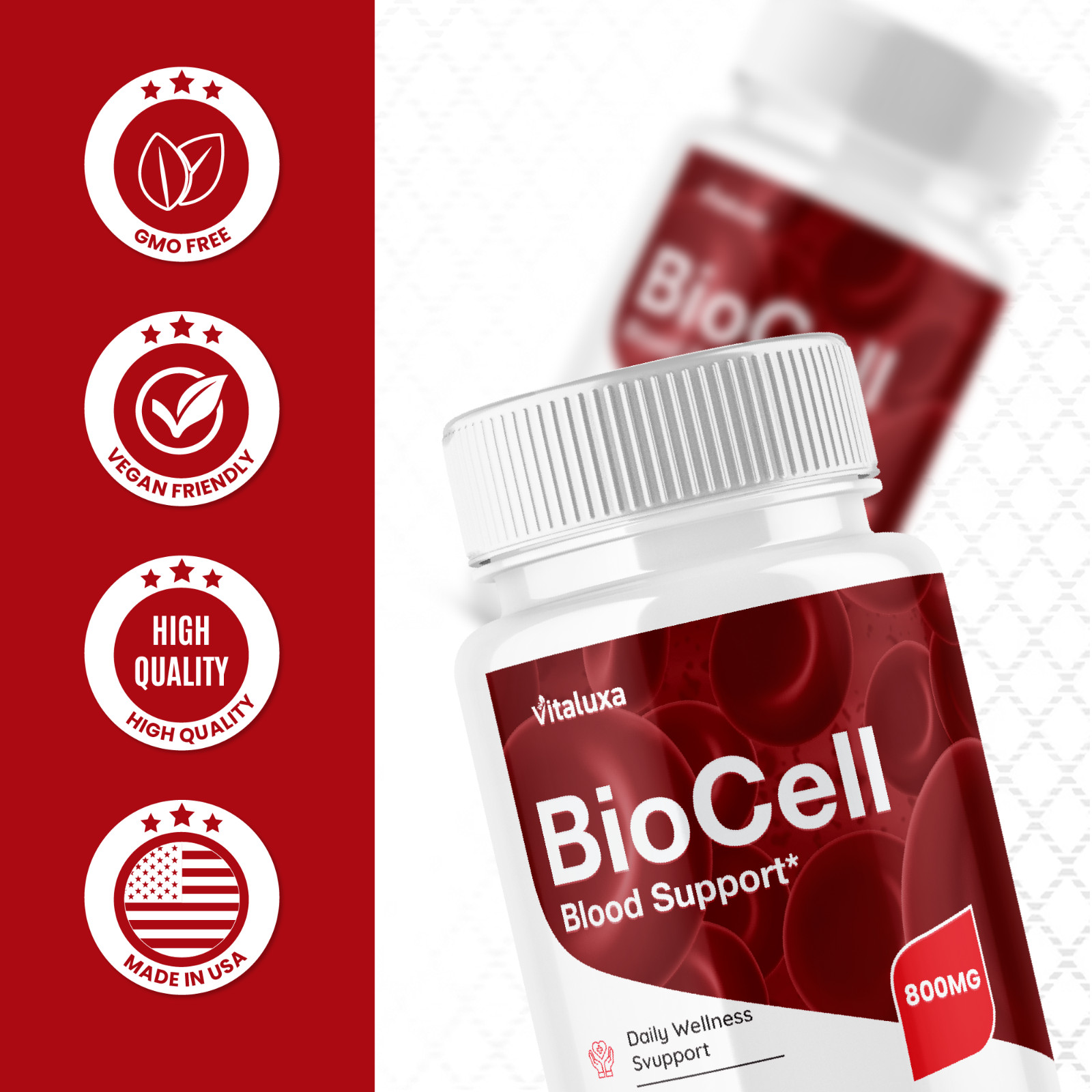 Bio Cell Blood Health Support Supplement Capsules (60 Capsules)