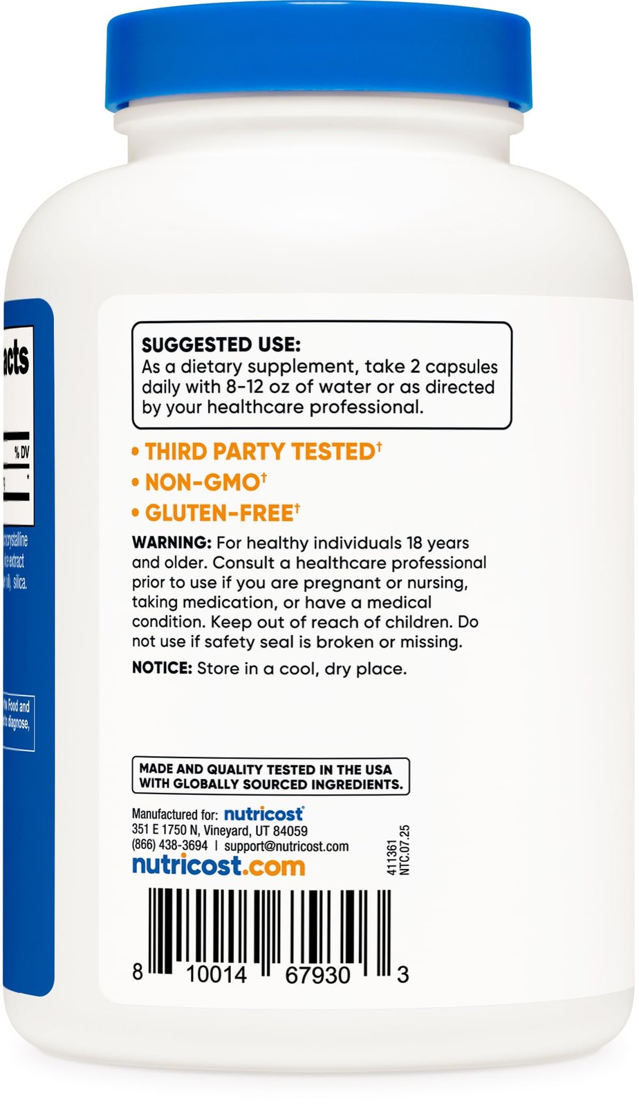 Nutricost L-Carnitine Tartrate 1,000mg, 240 240 Count (Pack of 1), Red
