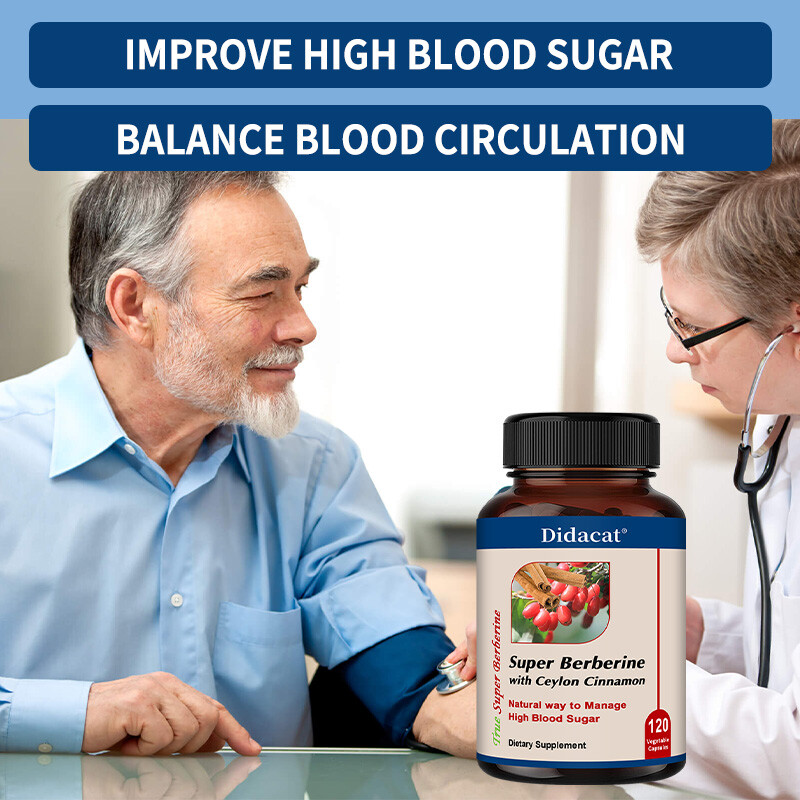 Super Berberine with Ceylon Cinnamon Dihydroberberine, 4250 Mg Capsules