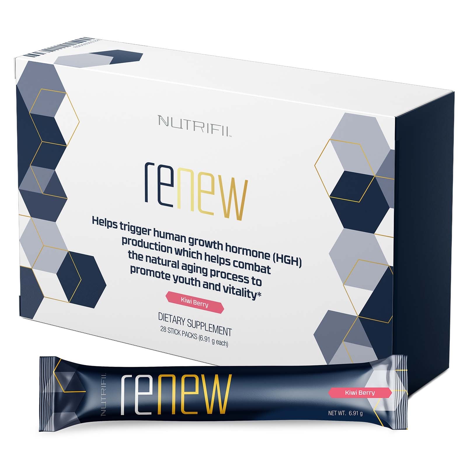 Nutrifii Renew Boosting Drink Kiwi Berry 28 servings BB 12-2026