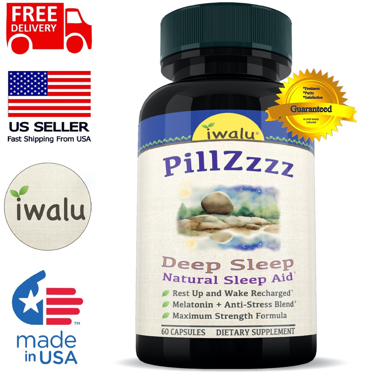 Supl. Ashwagandha Magnesio, Recuperación Muscular, Salud Corazón y Huesos