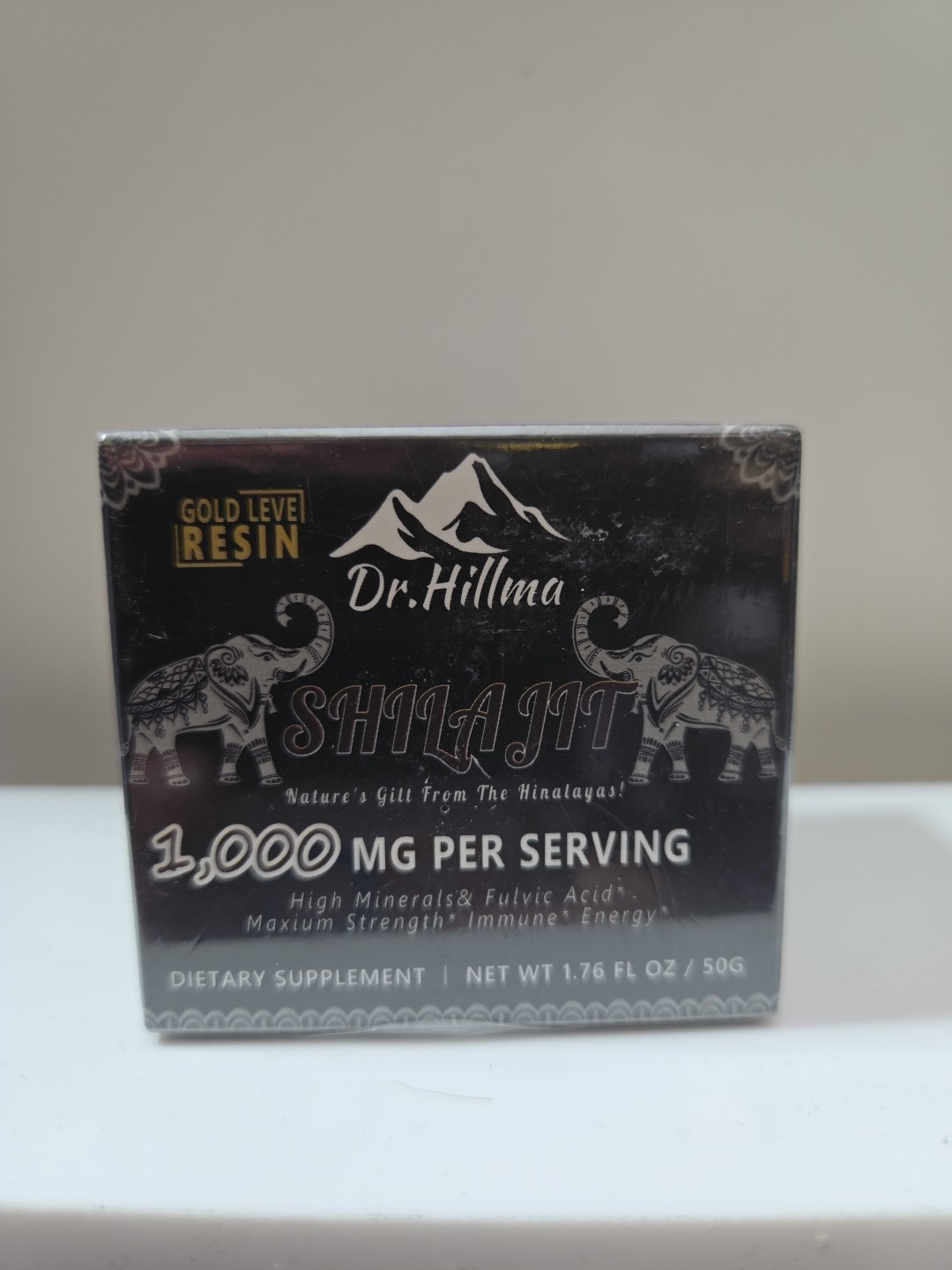 Dr. Hillma SHILAJIT 1000 MG Per Serving DIETARY SUPPLEMENT 50 Grams 11/26