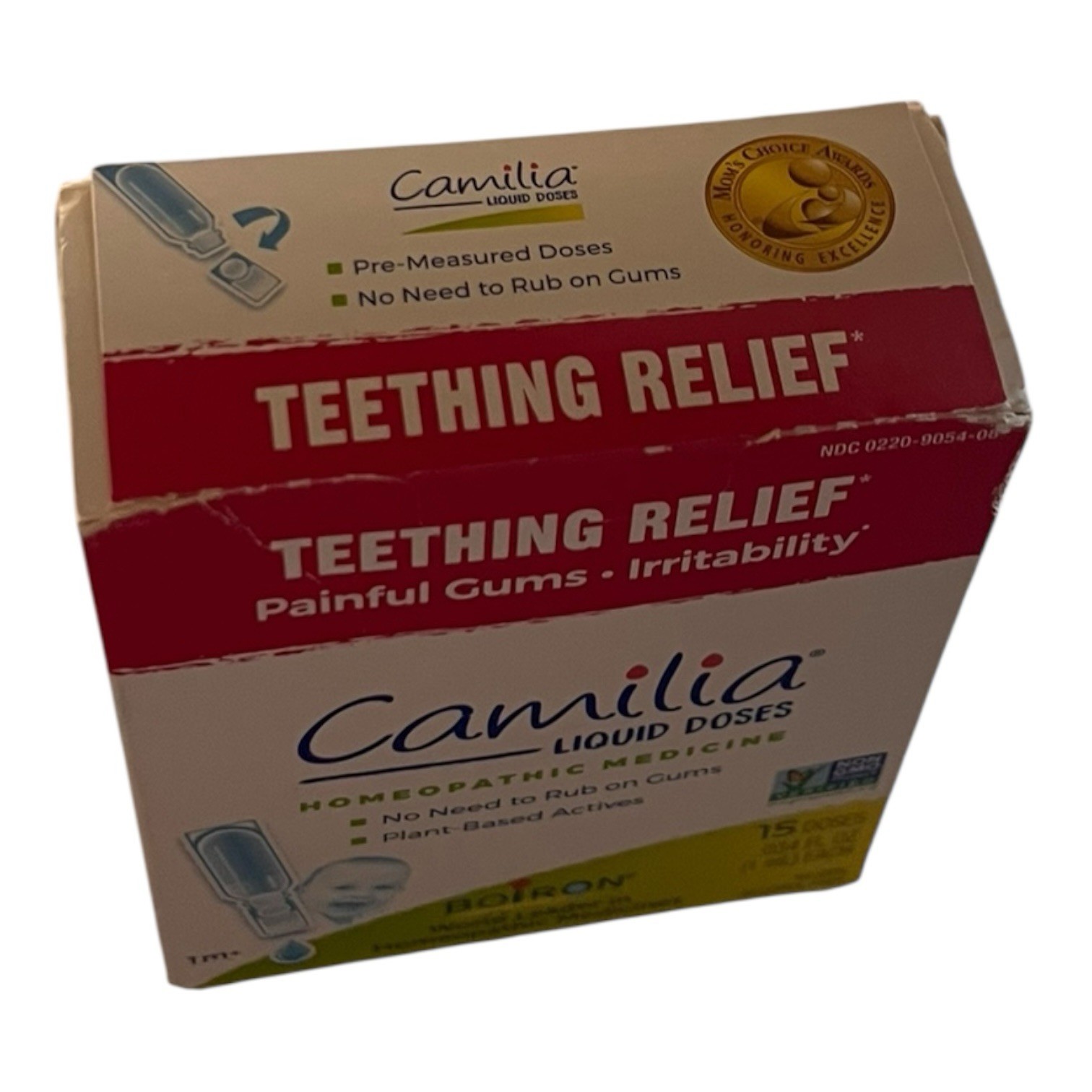 Boiron Camilia Teething Drops for Daytime and Nighttime Relief of Painful Gums
