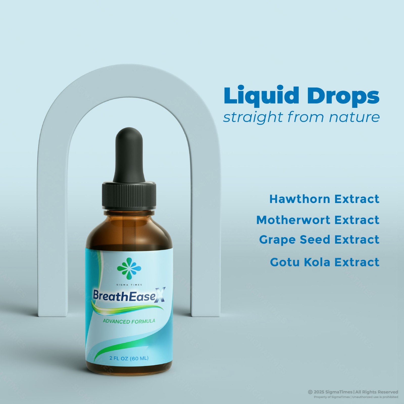 BreathEaseX Drops, BreathEase X Liquid Supplement for Lung Support (30 servs.)