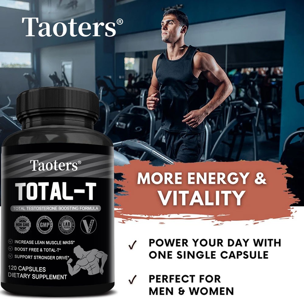 TOTAL-T – Testosteron Booster for Men, Improve Muscle Strength-FOR MEN WOMEN