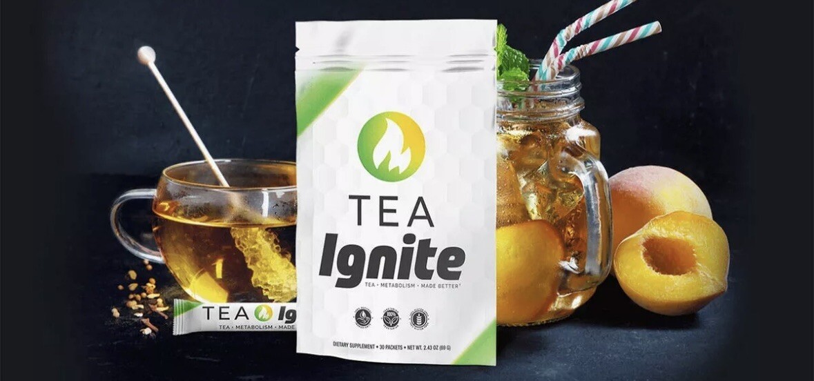 Tea Ignite 1 Pouch 30 Packets 1 month supply natural glutten free EXP 02/2025