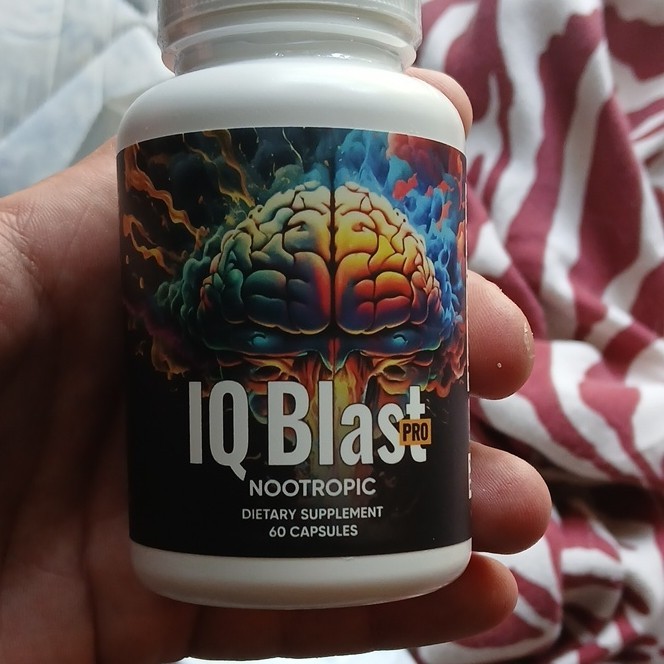 IQ Blast Pro Nootropic Supplement 60 Capsules Bacopa Rhodiola L-Theanine 4 bottl