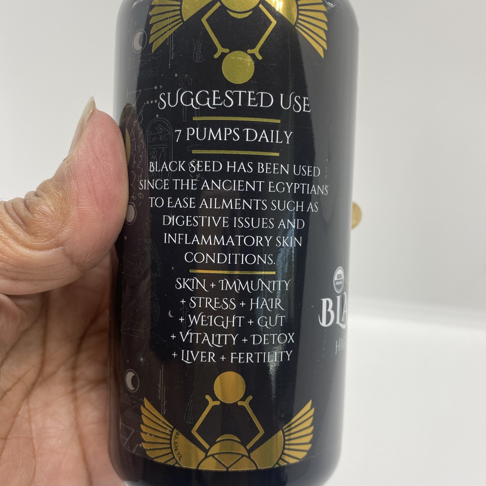 Meraki Organic Cold-Pressed Liquid Black Seed Oil – 200 ML NEW
