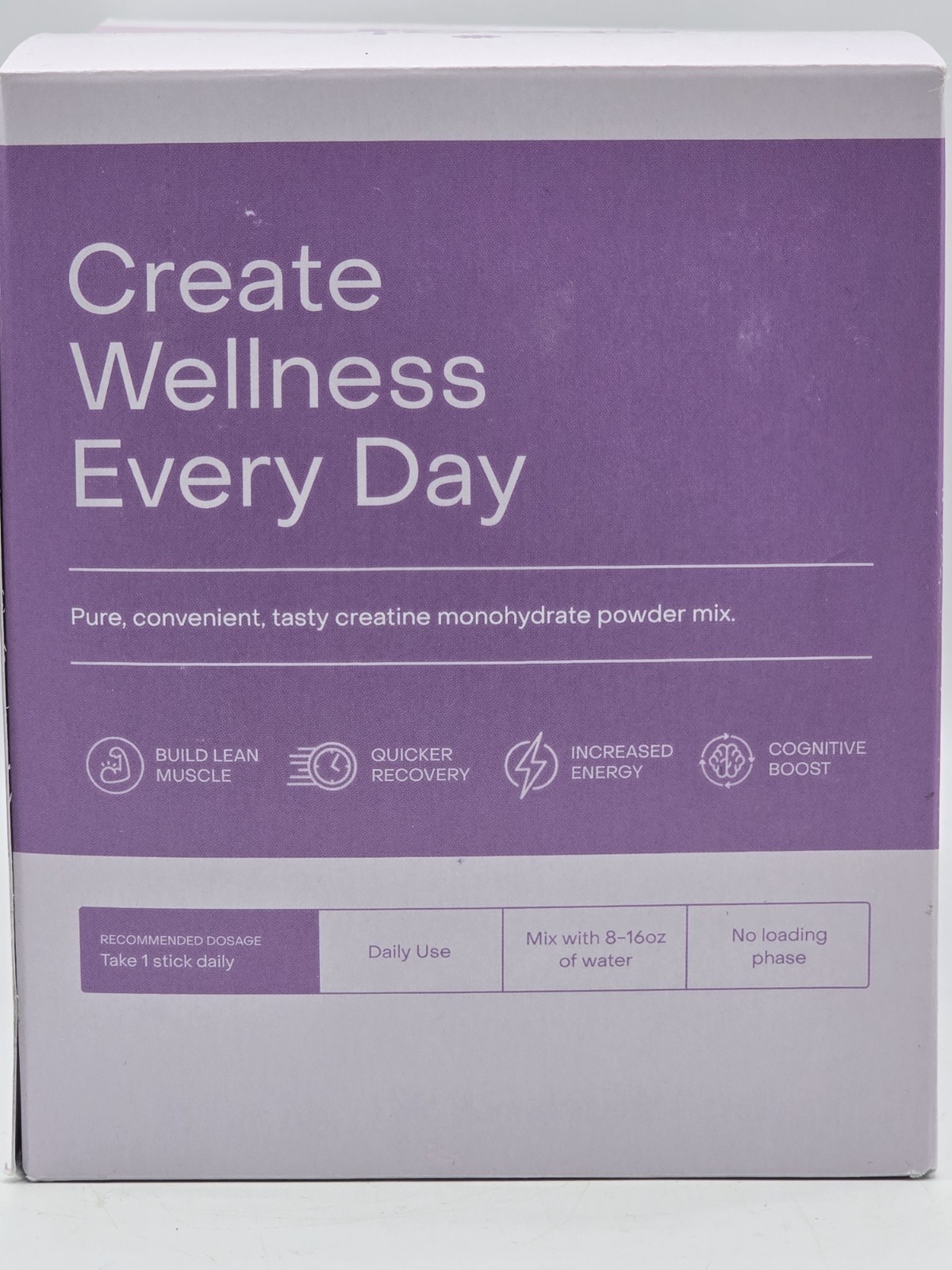 Create Creatine Monohydrate On-The-Go Stick Mixed Berry 2-Pack 30 Sticks Each