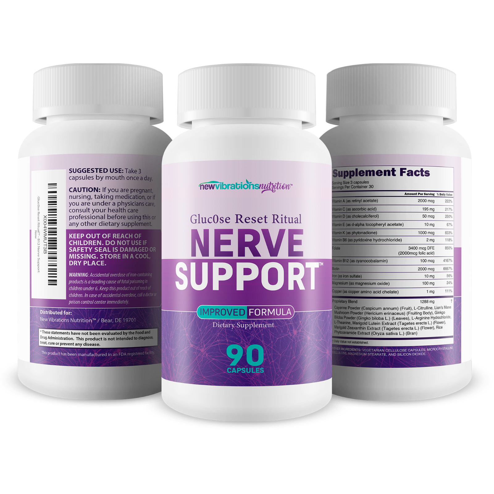 Gluc0se Reset Ritual Nerve Support Supplement – Our Best Neuropathy Support