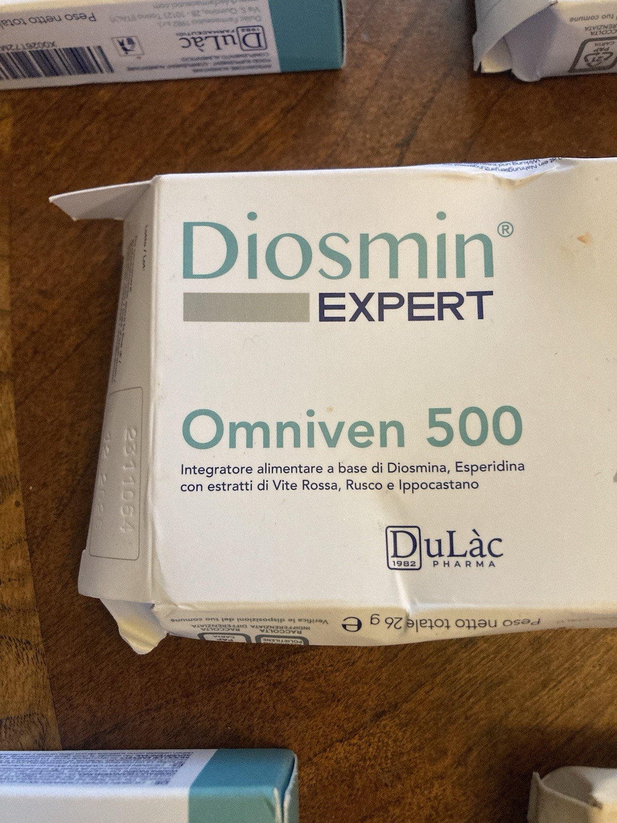 DuLac Pharma – Diosmin Expert Omniven 500 Tablets Blood & Circulatory Lot Of 6