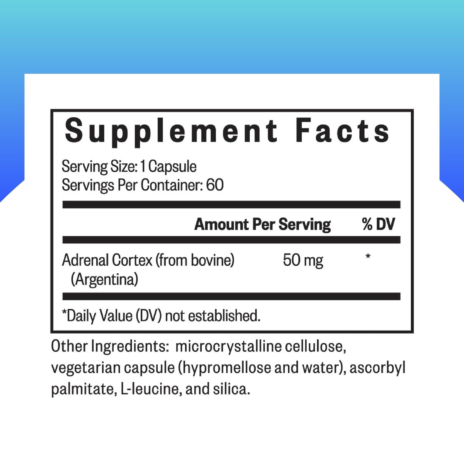 Seeking Health Adrenal Cortex – Supplement 60 Count (Pack of 1), Red