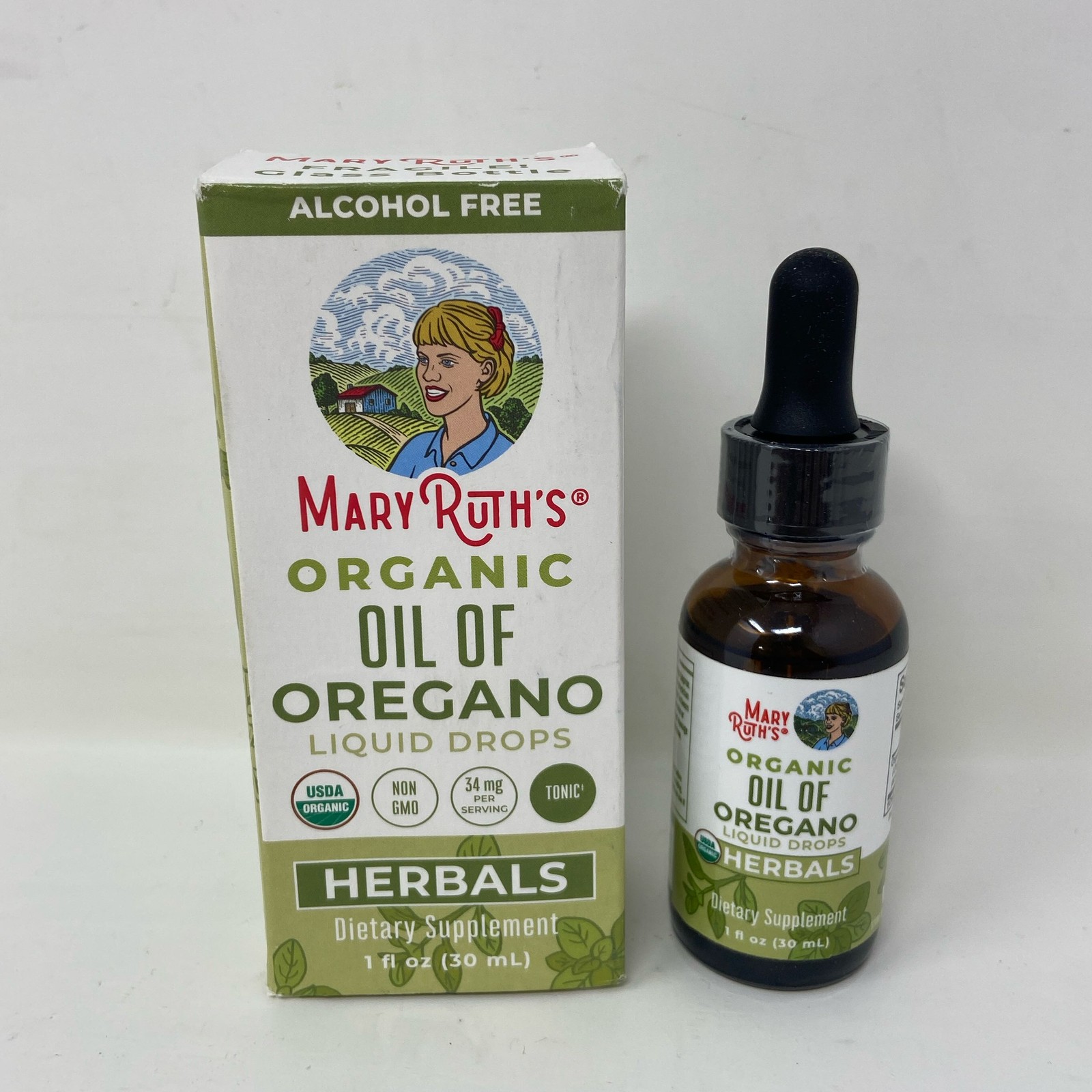 MaryRuth’s Organic Oil of Oregano Drops, Unflavored, 1 fl oz