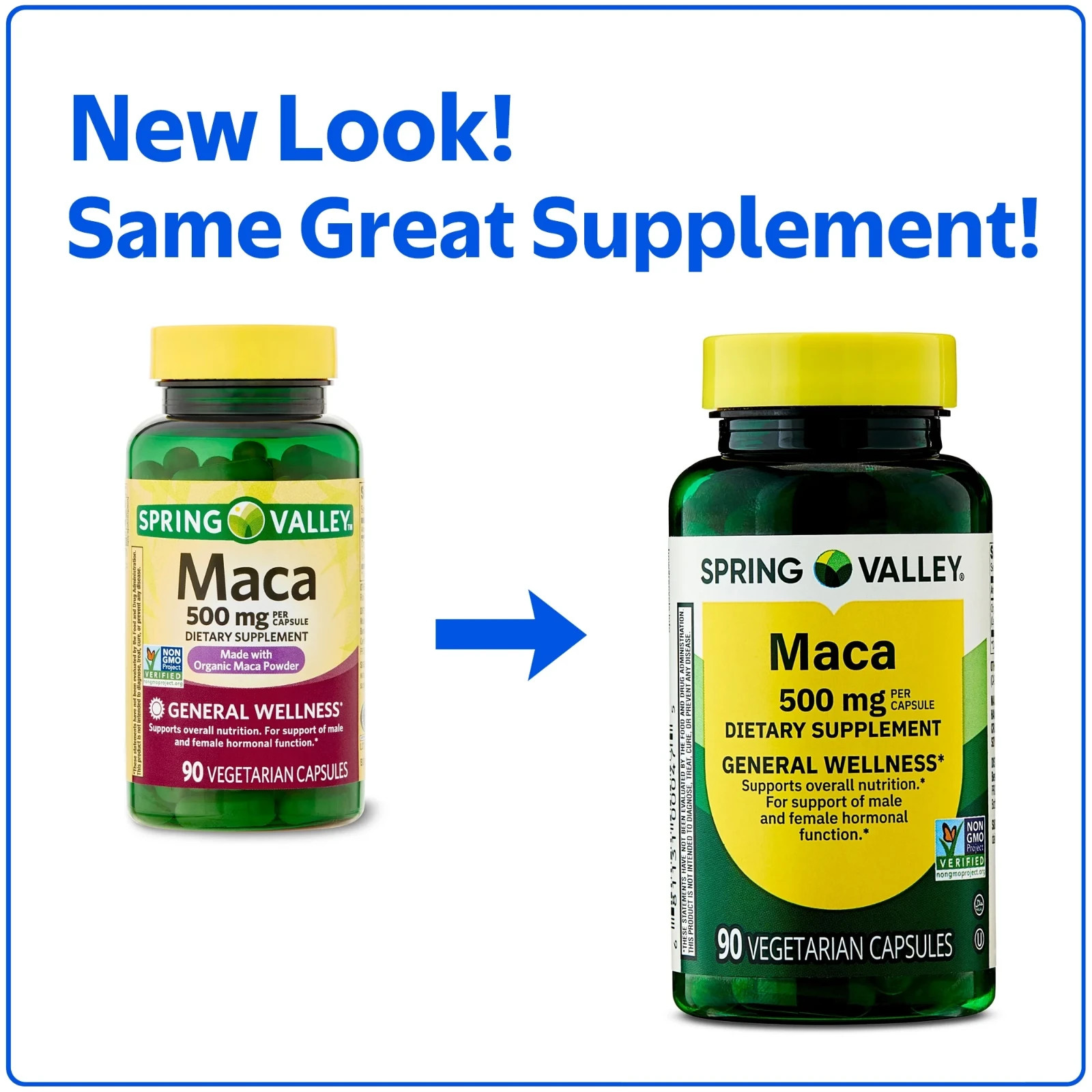 Spring Valley Maca Dietary Supplement – 500 mg – 90 count