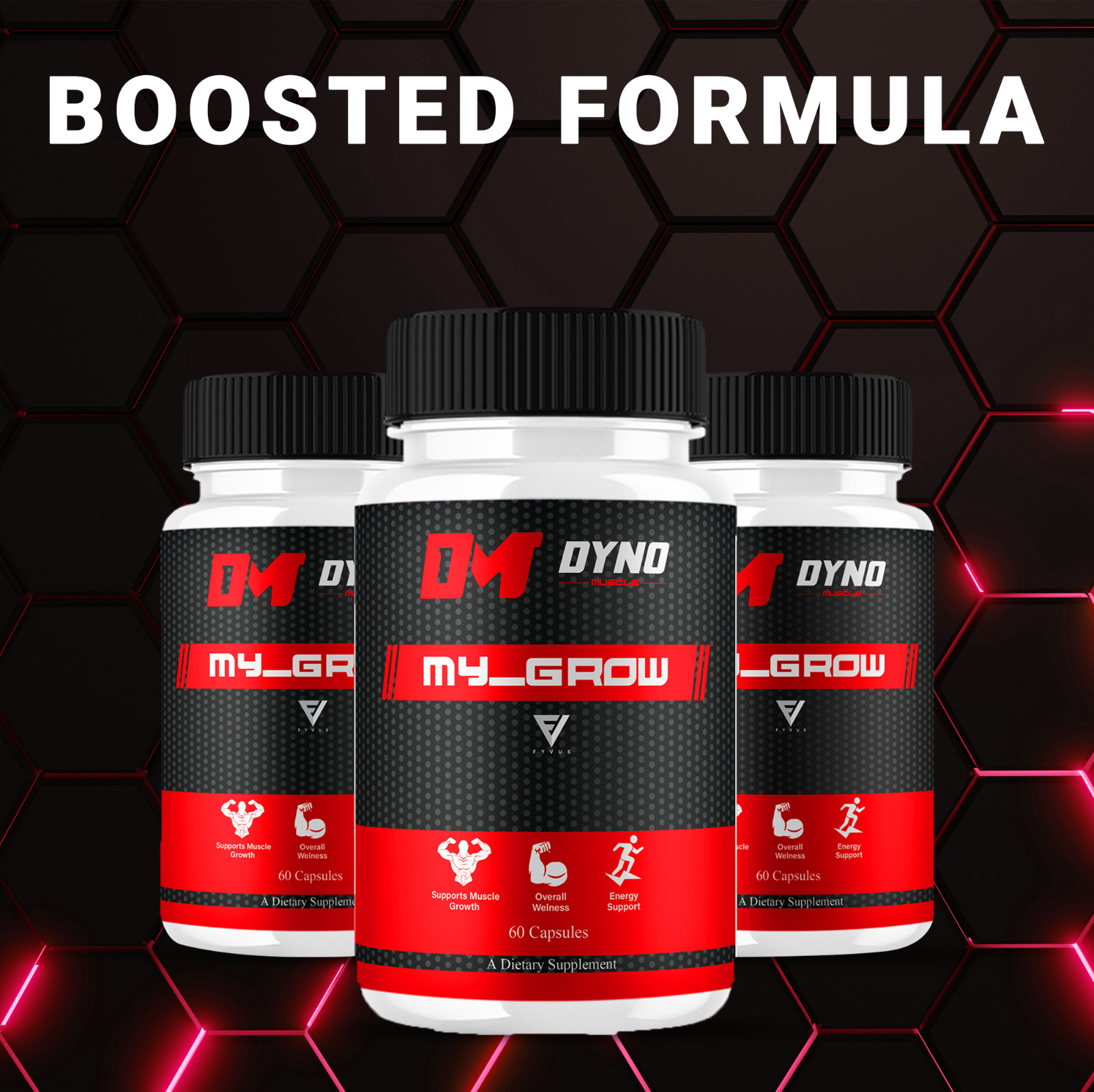 Dyno My-Grow Muscle Support Dyno My-Grow Supplement (60 Capsules)