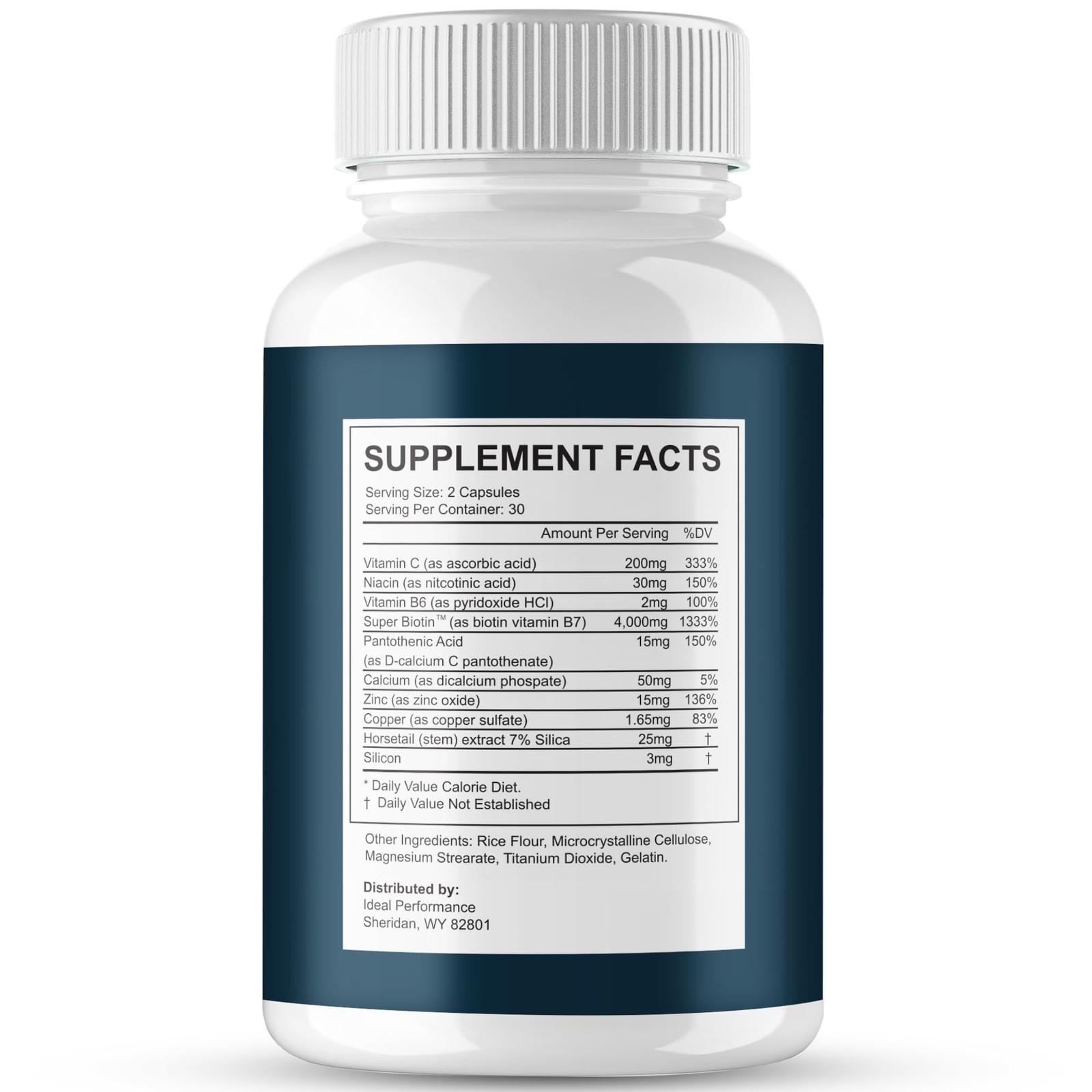 Dermacept Vitamin C Supplement – 120 Capsules (2 Pack)