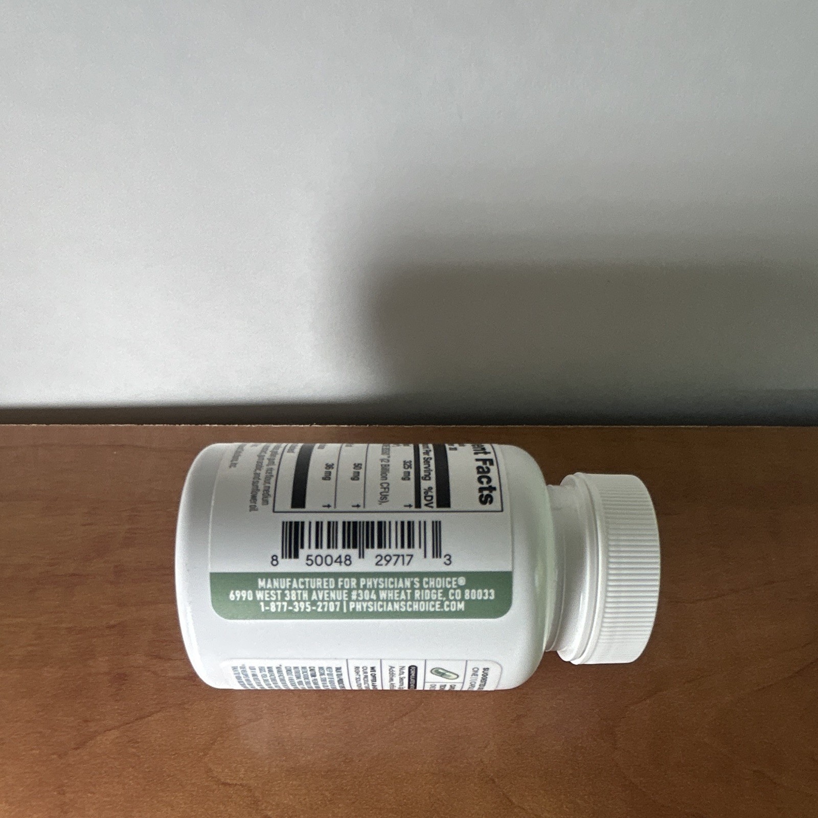 Physician’s Choice Bloat + Gas Probiotic Digestive Support Capsules 30 Ct