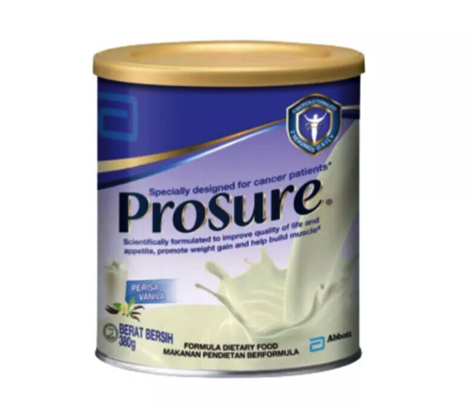 8 X Pro Sure VANILLA MILK 380g Improve Appetite High Protein Prebiotic EPA DHL