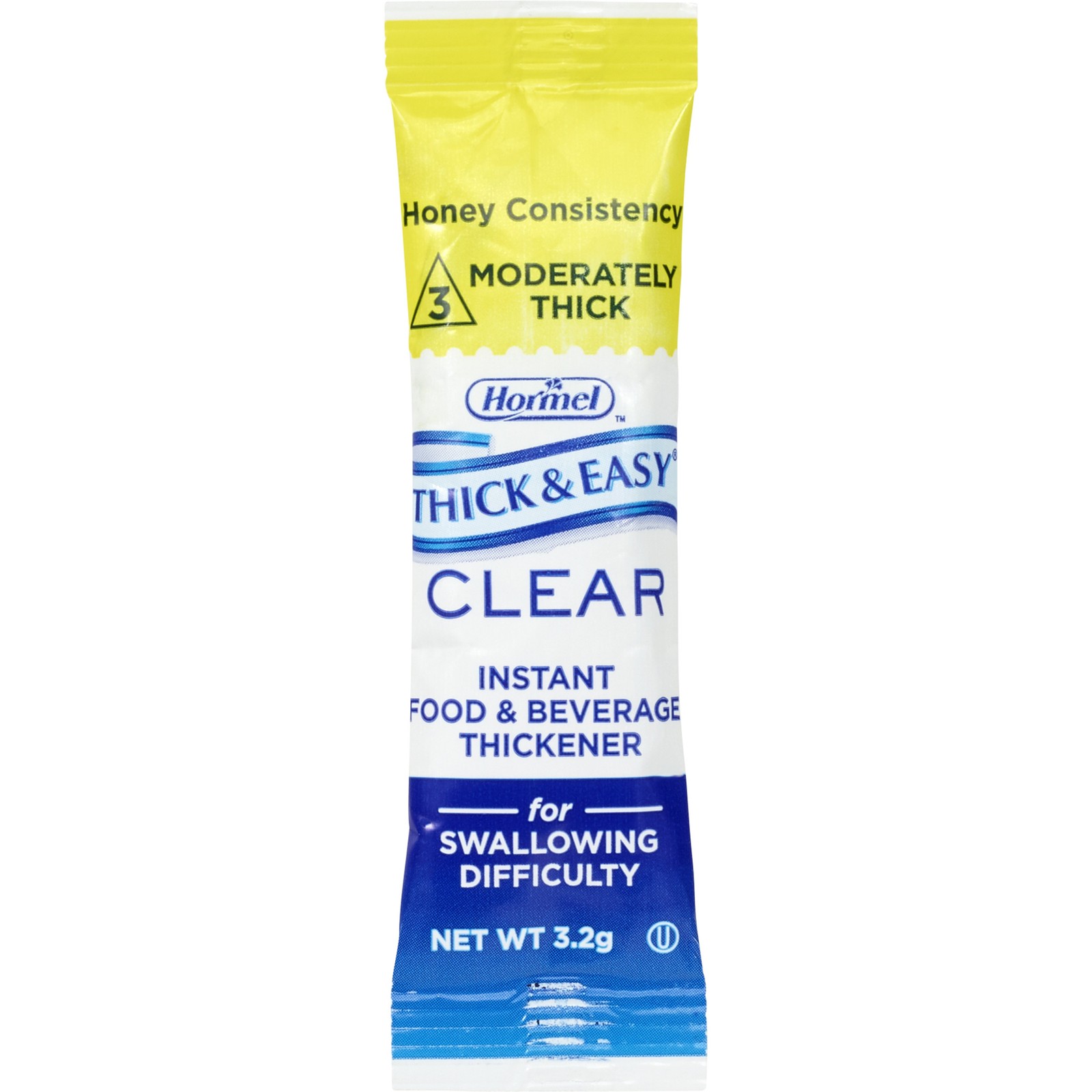 Thick & Easy Clear Food & Drink Thickener Unflavored 3.2 Gram Packet 100 Ct
