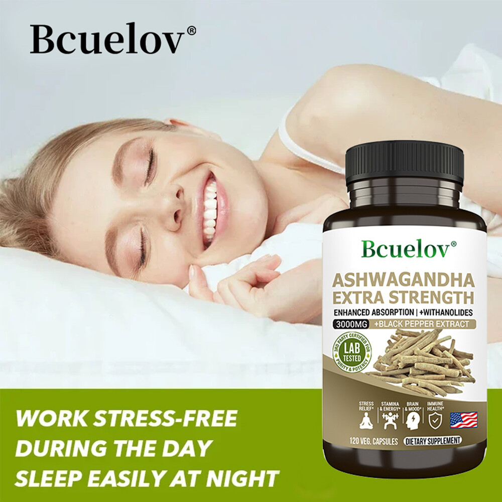 Ashwagandha 3000mg Root Stress Anxiety Supplement