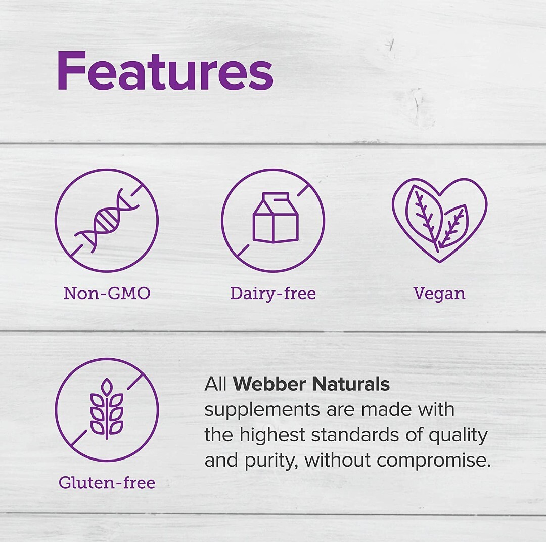Webber Naturals. Coenzyme Q10. 200mg. Cardiovascular System. 60 Softgels. 01/26.