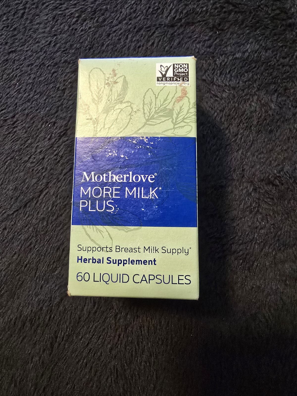 MotherLove MORE MILK MORING Supports Breast Milk Supply 60 Caps Exp 07/26