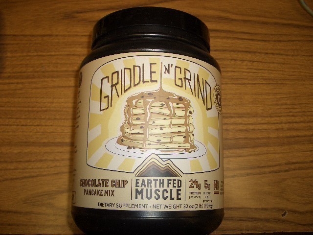 Earth Fed Muscle Griddle n’ Grind Chocolate Chip Pancake Mix 2lb Exp 7/2026