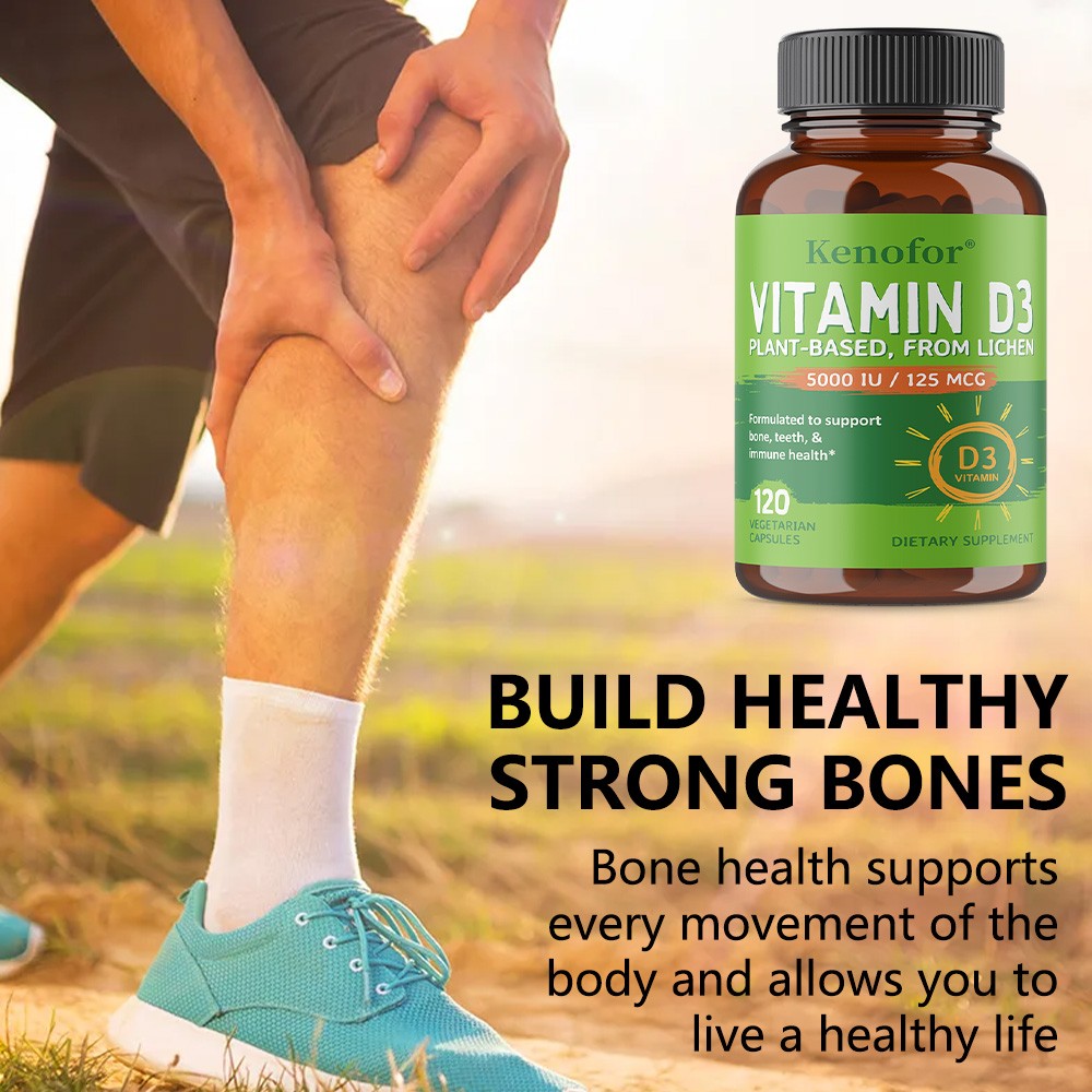 Vitamin D3 Capsules – Promotes strong bones, mood support, immune health