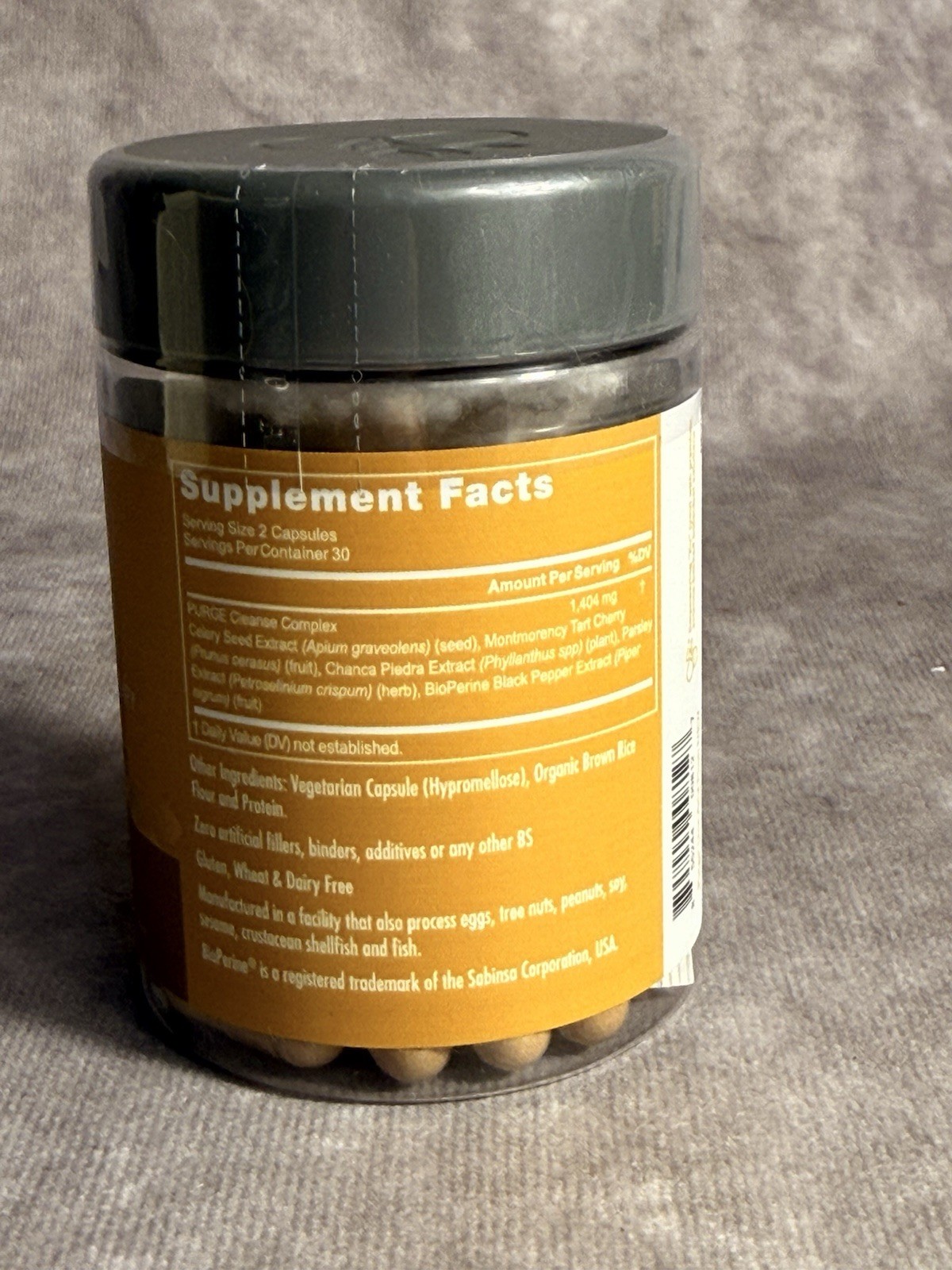 EU Natural Uric Acid Support Celery Seed & Tart Cherry Veg 60ct Wheat-Free
