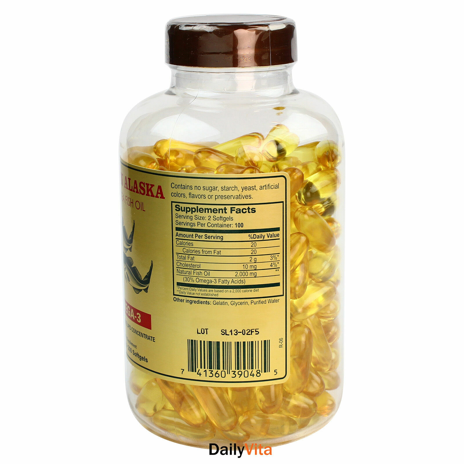 3 x NCB Golden Alaska Deep Sea Fish Oil 1000 mg 200 SG Fresh Made In USA