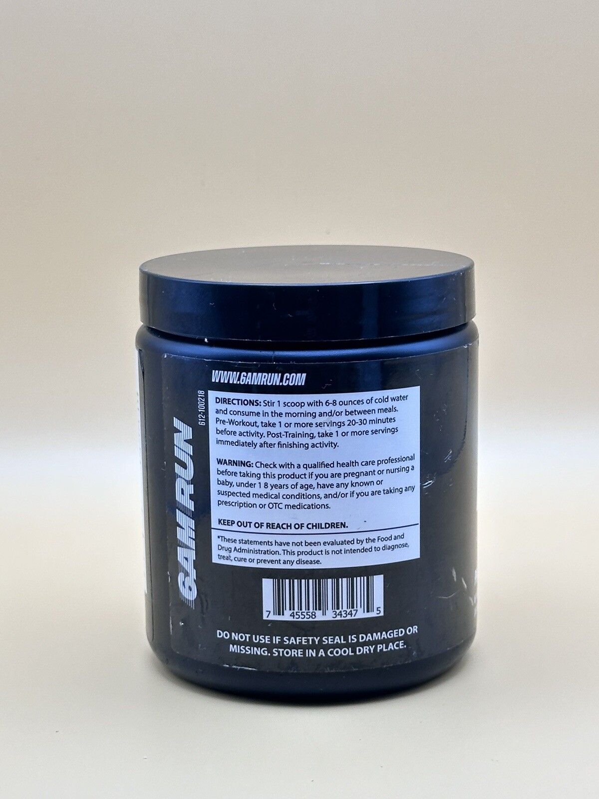 Marathon, Advanced Amino + Preworkout Formula, Peach Mango, 12.7 oz (360 g)