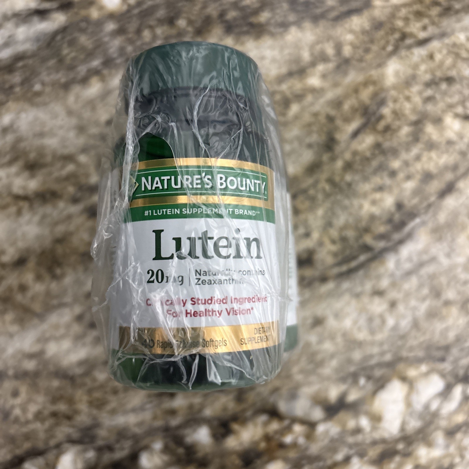 [3 PACK] NATURE’S BOUNTY Lutein 20mg 40 Rapid Release Softgels/ea.Fresh exp 926