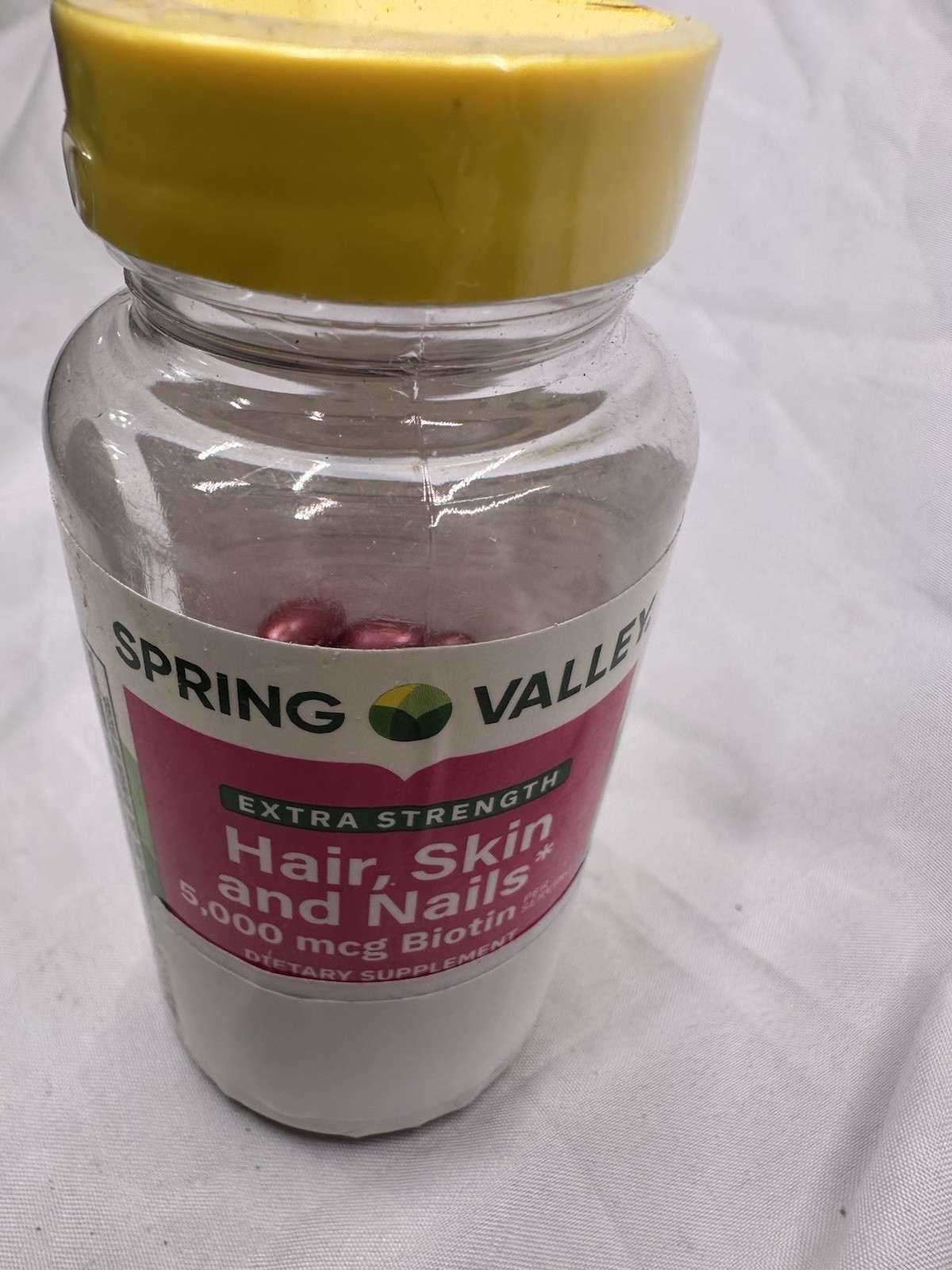 Spring Valley Hair, Skin & Nail Dietary Supplement Sealed 120 Softgels Exp: 8/26