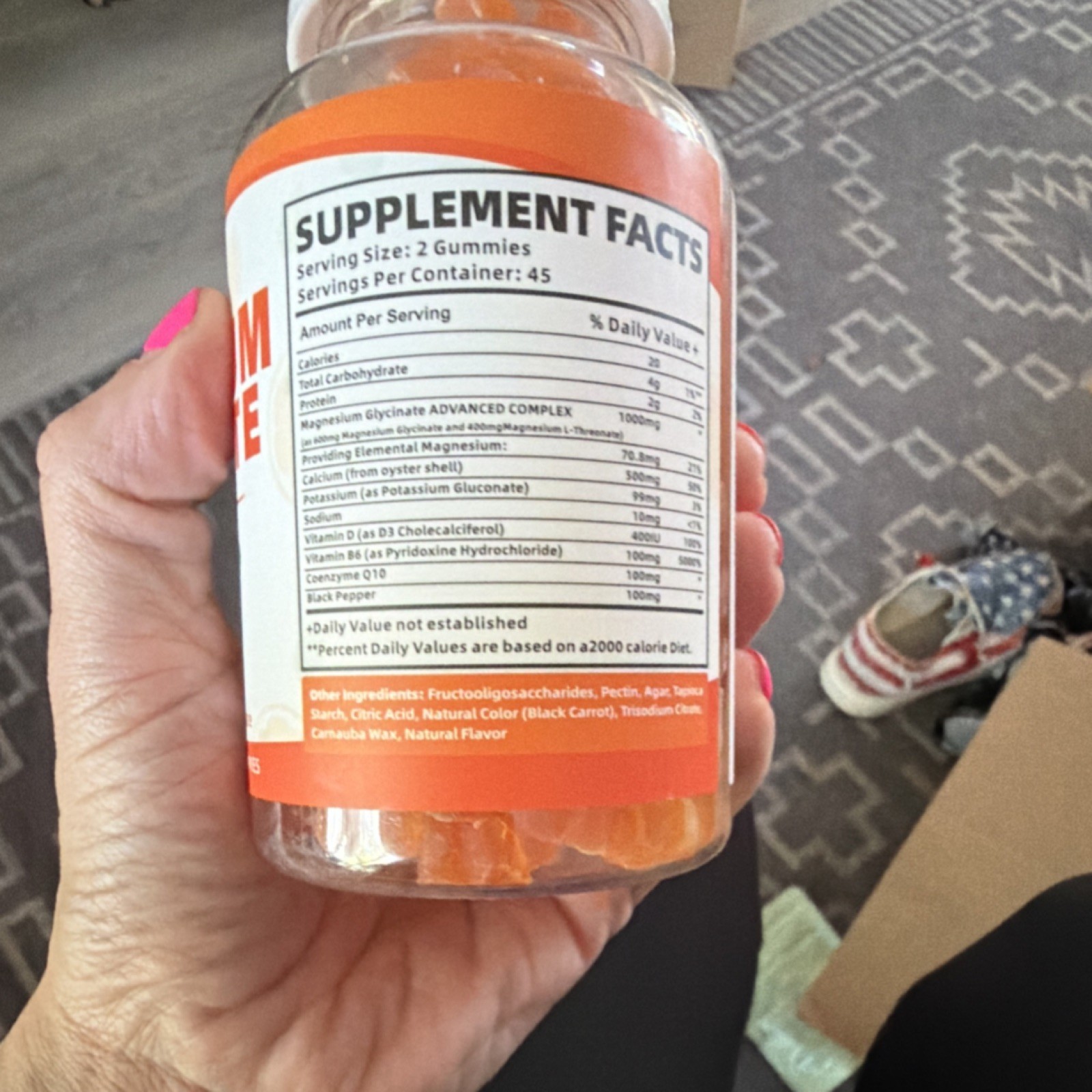 Nutravita Magnesium Glycinate Dietary Supplement 90 Gummies Exp 09/2026
