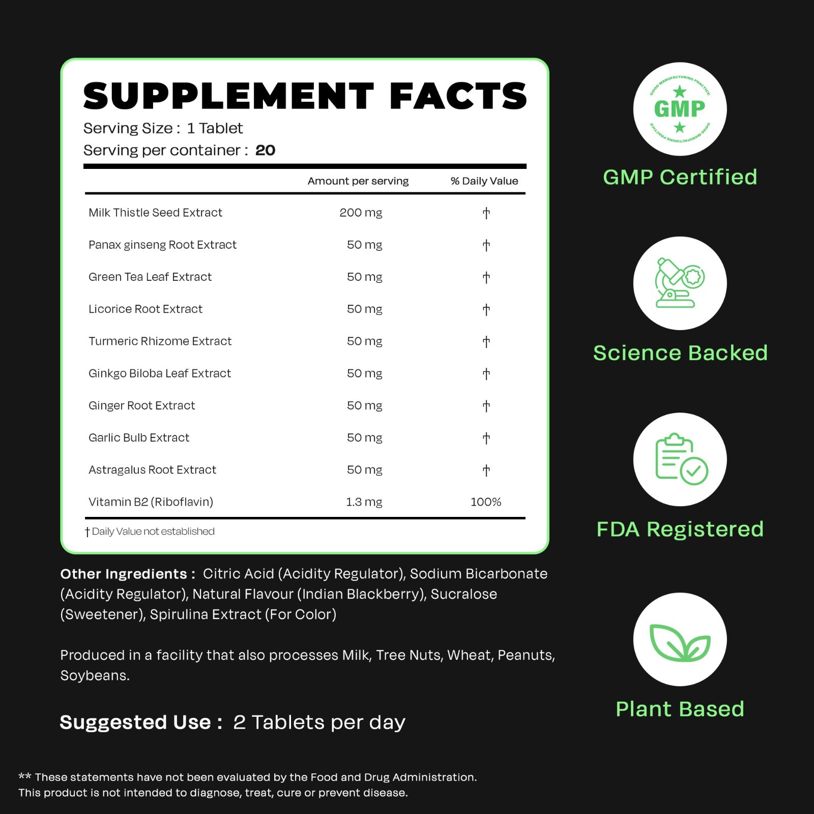Auric Liv 365 Green Effervescent Tablet | Supports overall wellbeing