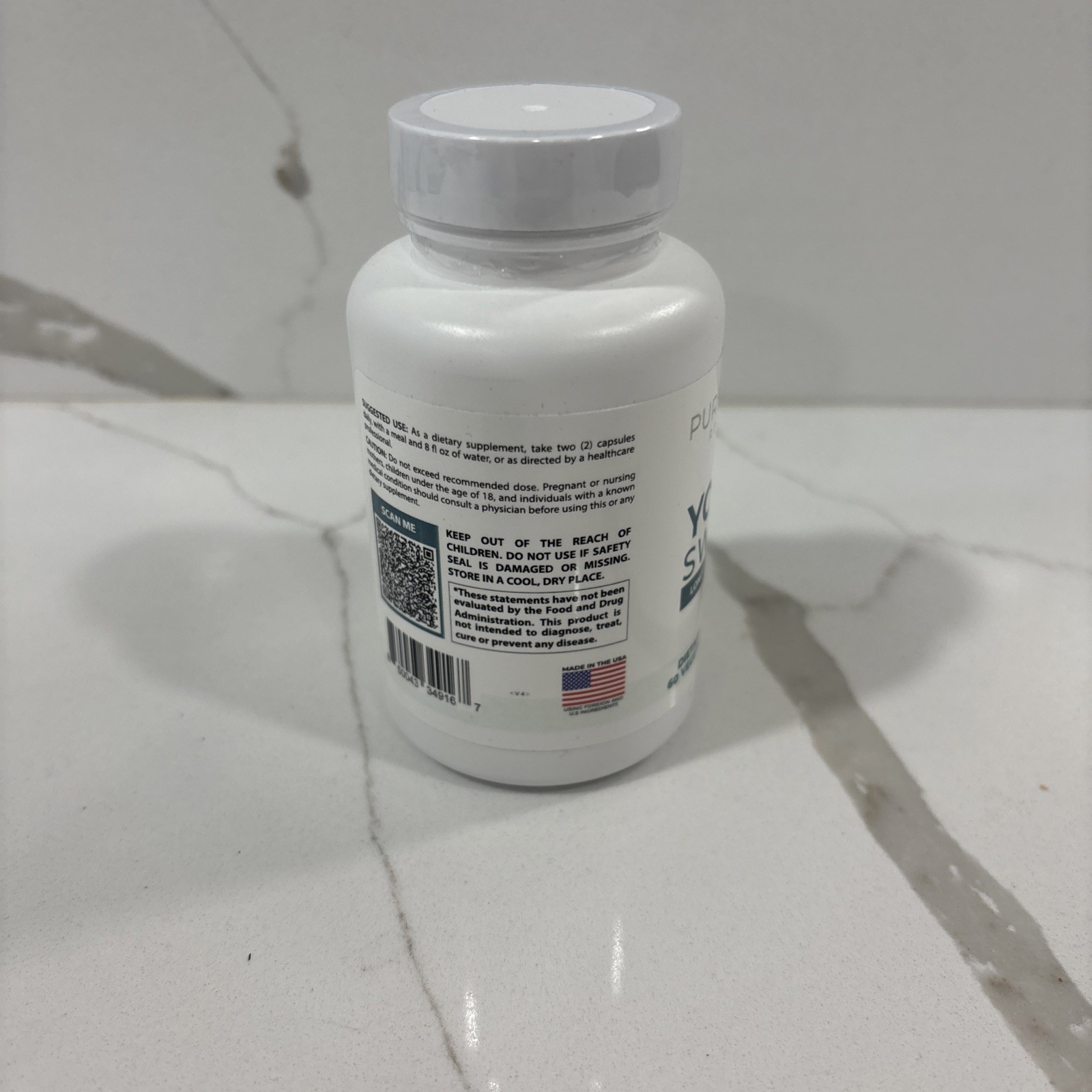 PureHealth Research Youth Switch Anti Aging Supplement 60 Cap 2027