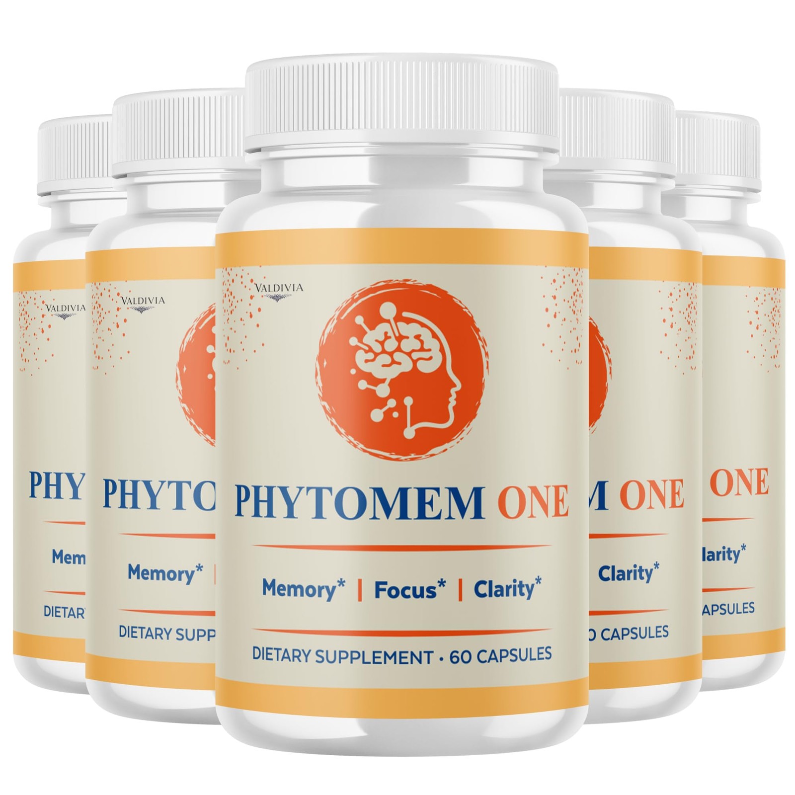 Valdivia (5 Pack) Phytomem One 300 Capsules 5 Pack Brain Support Supplement Made