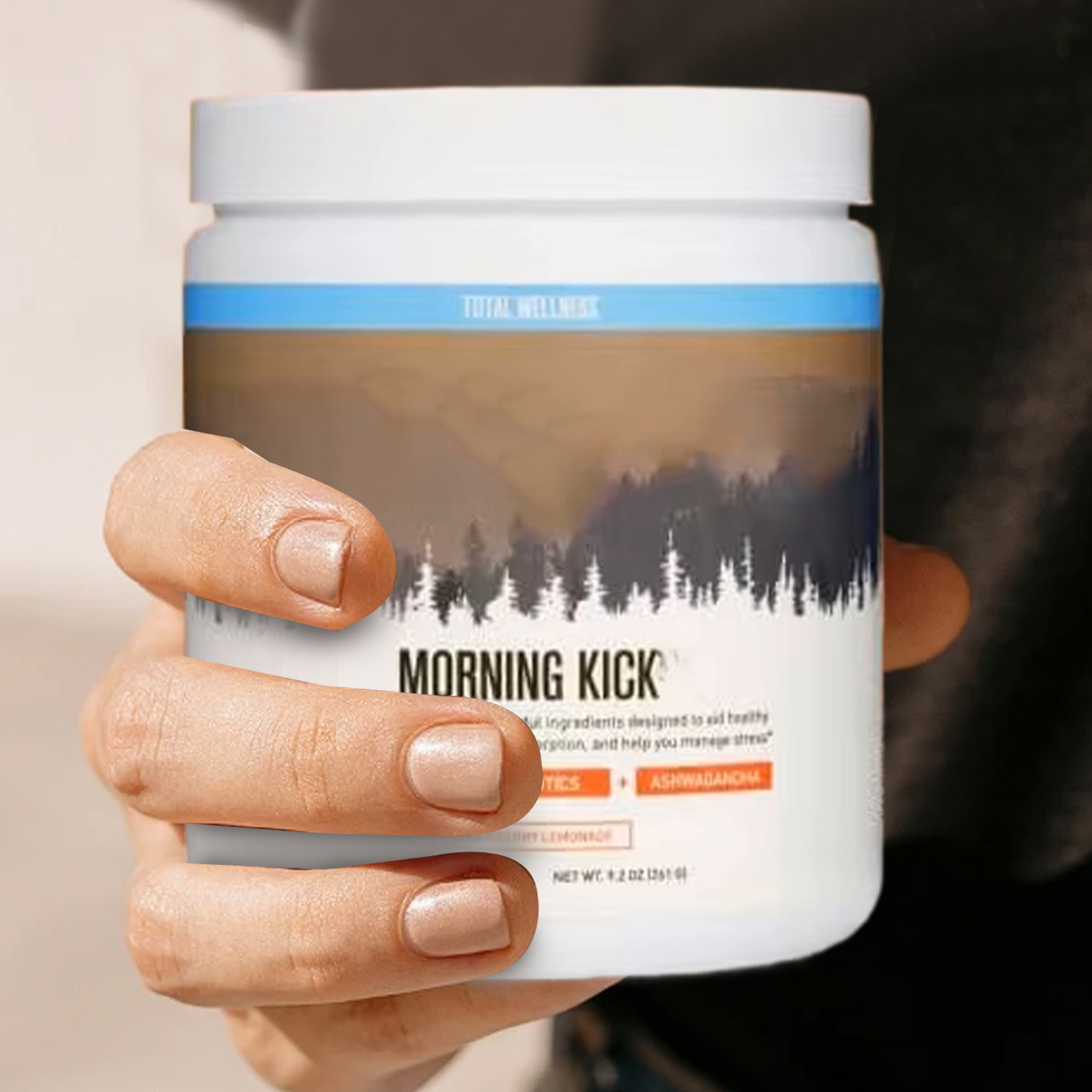By Norris Chuck Morning Kick, Greens Superfood Powder Supplement With Ashwaganda