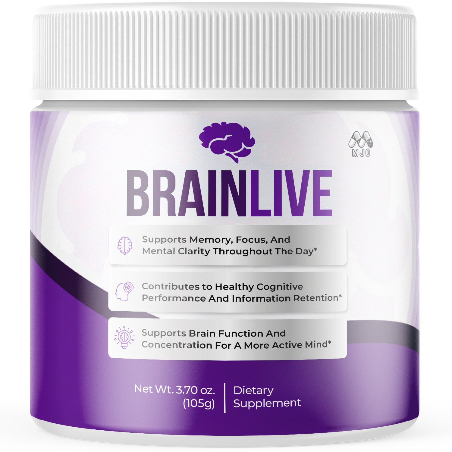 (1 Pack) BrainLive Powder Advanced Brain Supplement Brain Live 30 Servings