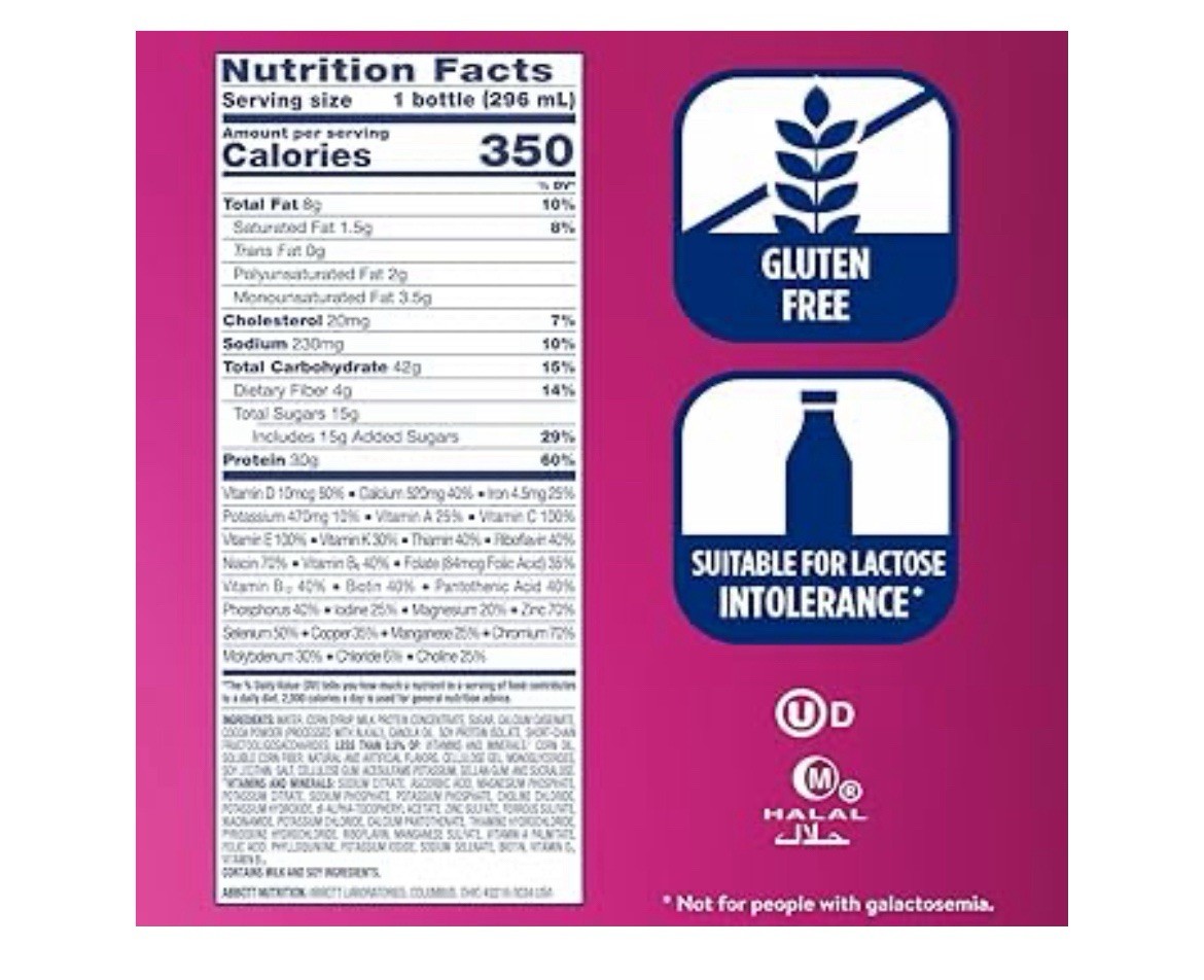 Ensure COMPLETE Chocolate Nutrition Shake, Meal Replacement, 10 Fl Oz 24 bottles