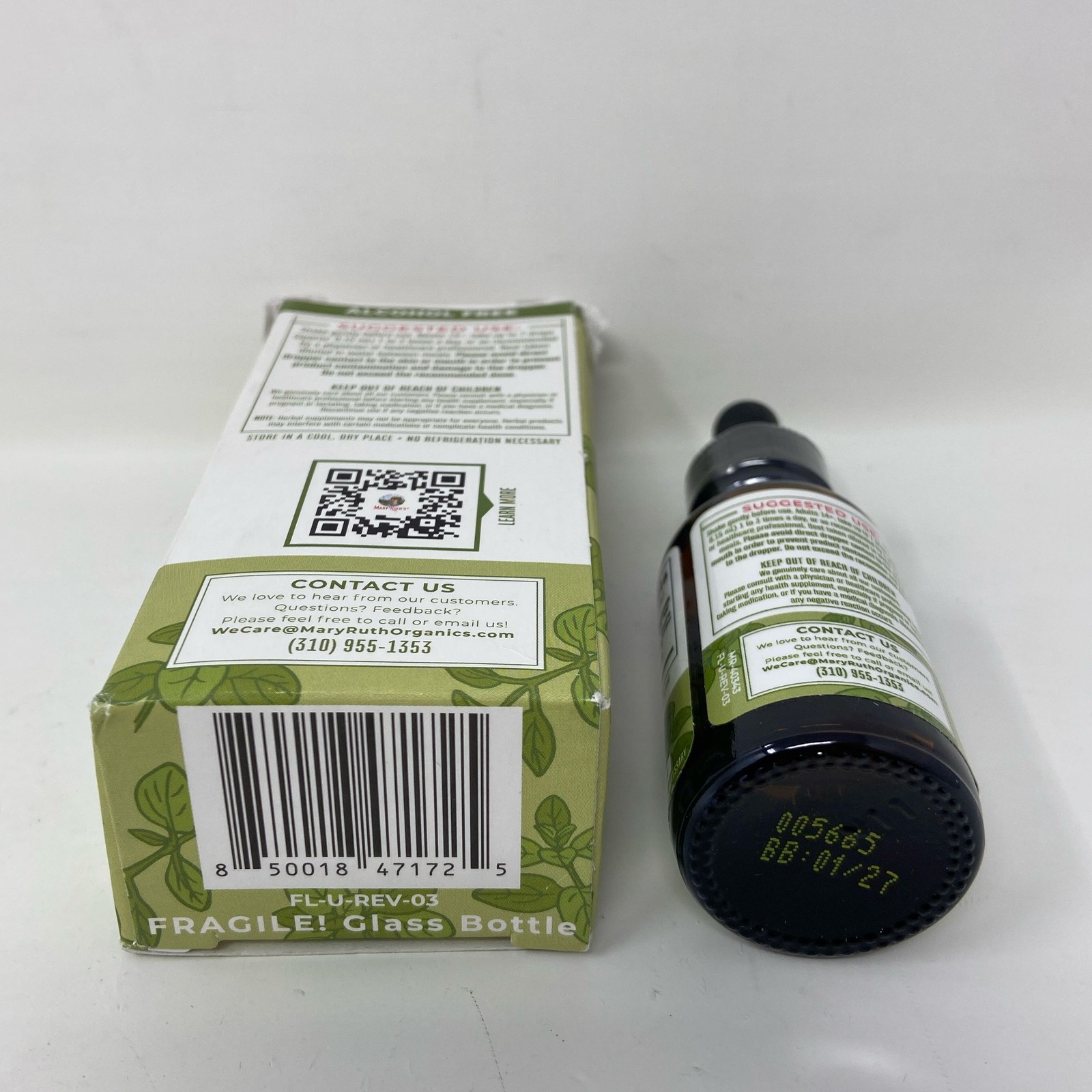 MaryRuth’s Organic Oil of Oregano Drops, Unflavored, 1 fl oz