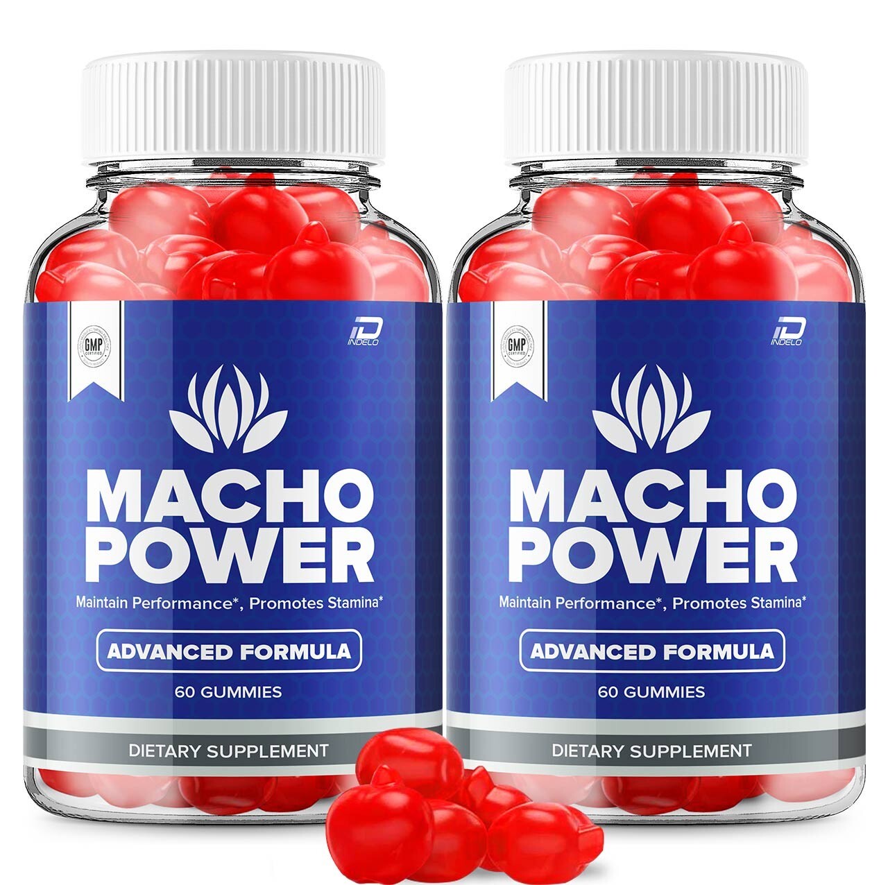 (2 Pack) Macho Power Gummies for Men – MachoPower Male Performance Gummies