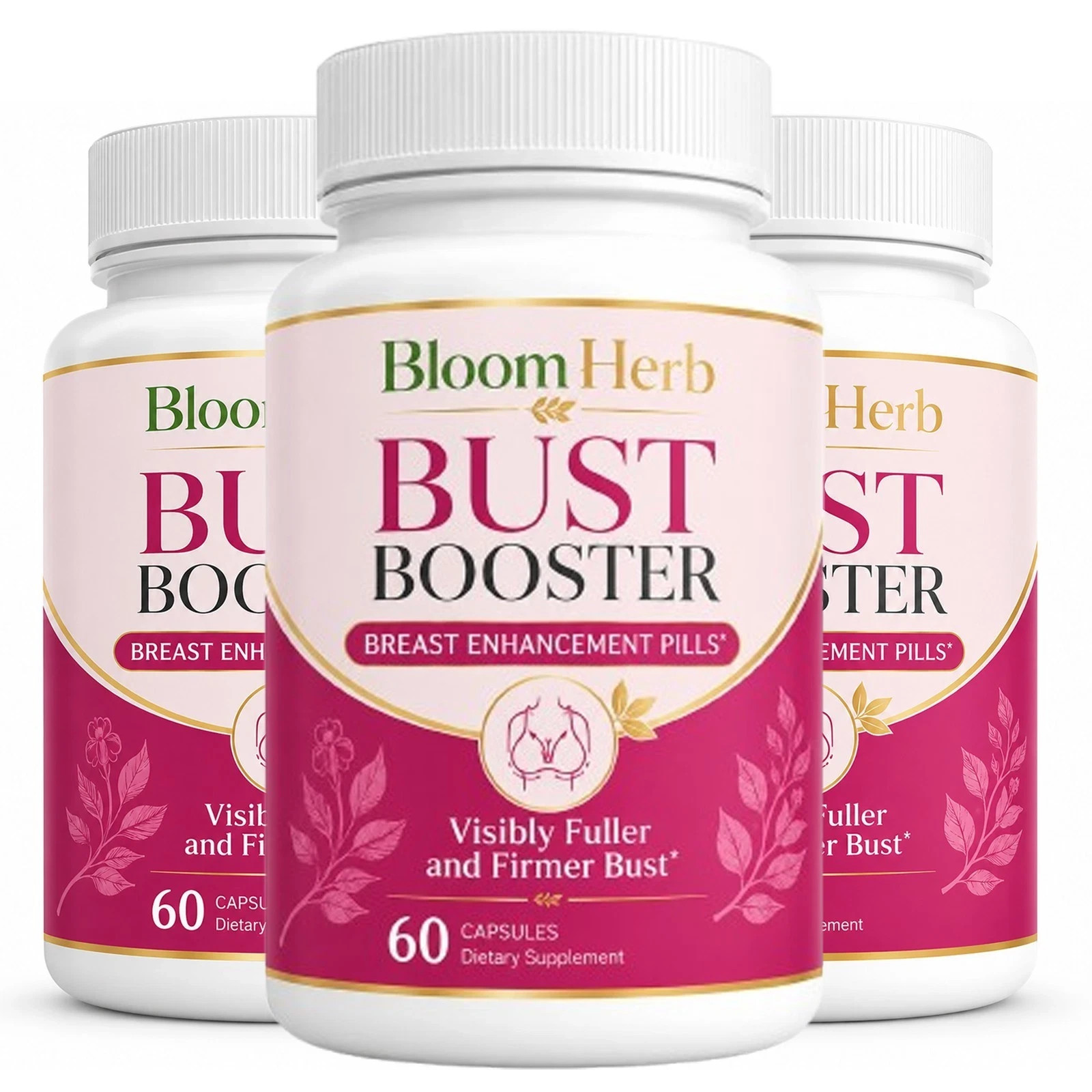 ( 3 Pack ) BUST Booster Breast Enhancement Male Female Estogen Support Capsules