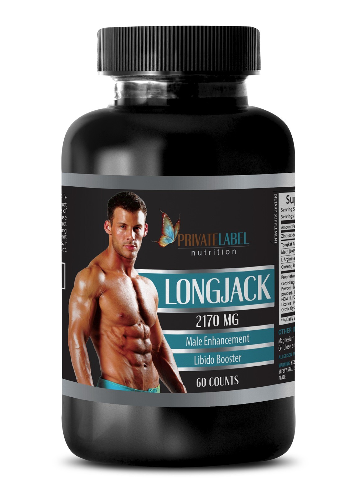 Plant-Based Support – LONGJACK – Oat Straw, Stamina and Vitality 1Bot