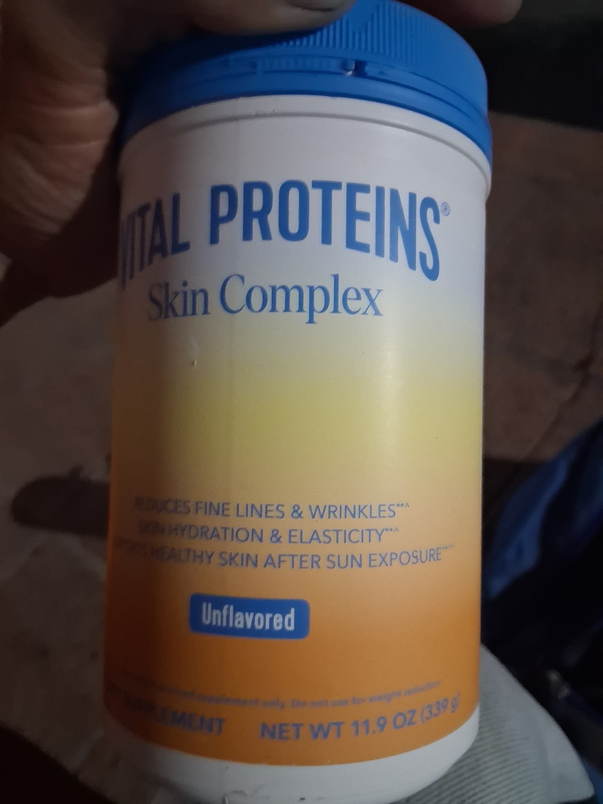Vital Proteins Skin Complex Collagen Peptides Powder Unflavored 11.9 oz Vegan
