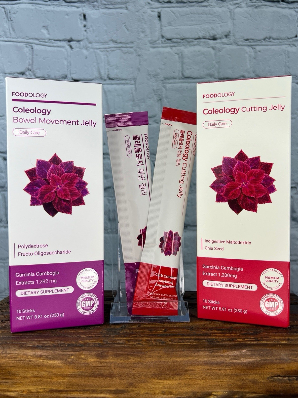 Foodology Coleology Cutting Jelly Bowel Movement Support Pomegranate 10 Sticks
